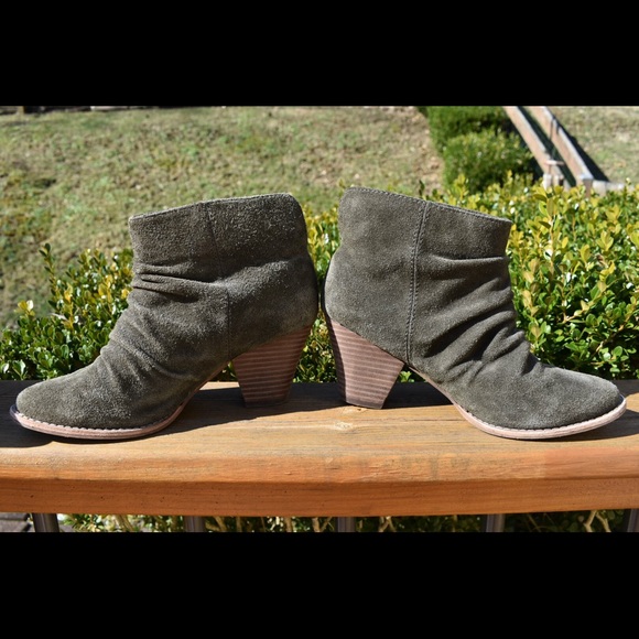 Army green ankle boots💚 - Picture 2 of 6